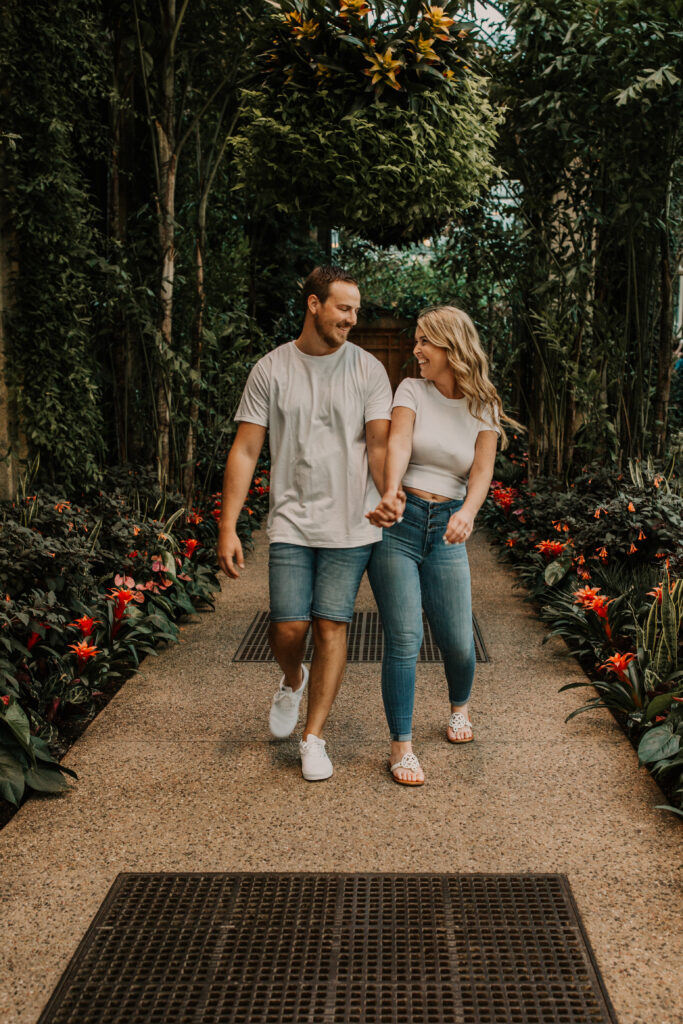 Photograph by Kayla Neveil Photograph, a Philadelphia wedding photographer, Philadelphia engagement photographer. A blog post about amazing spots for engagement photos in Philadelphia. Engagement photos in Longwood Gardens