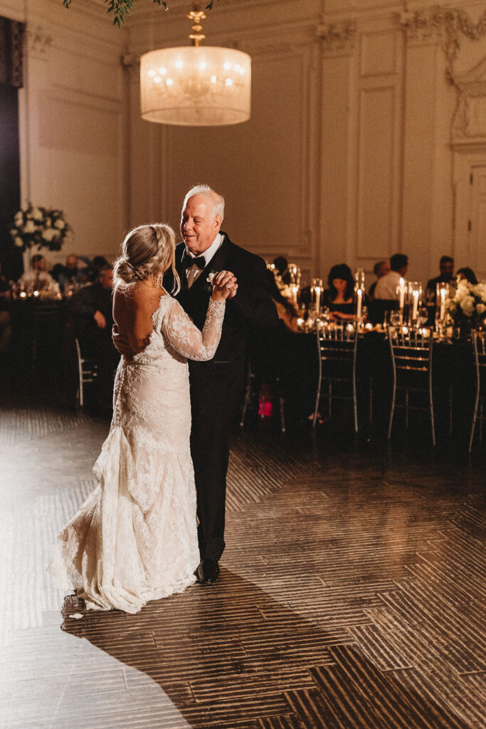 bride and dad dance