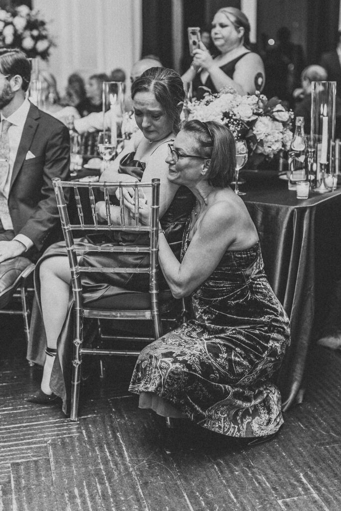 emotional groom and mom dance