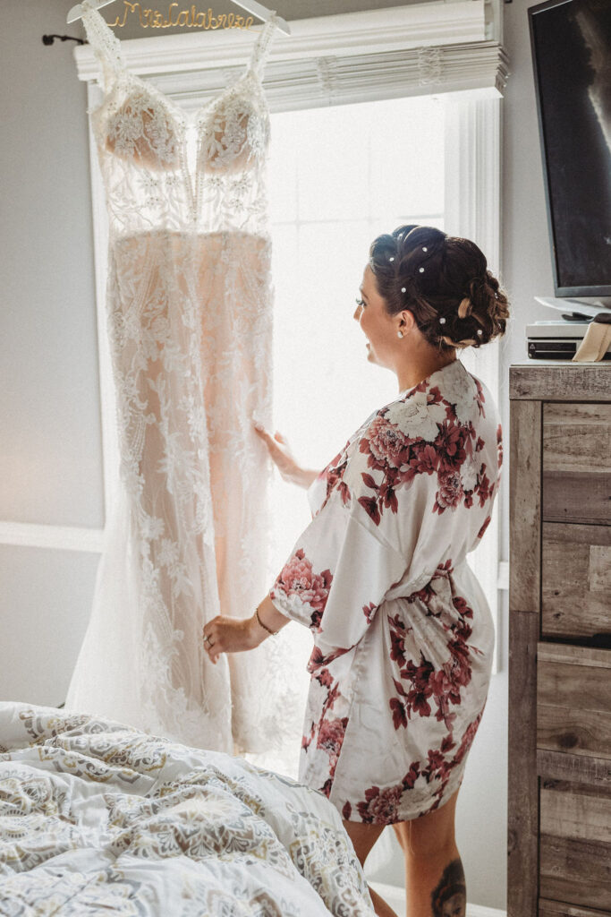 bride getting ready