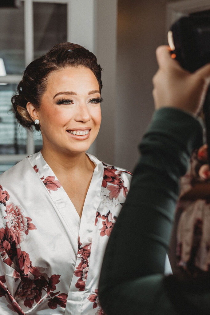 bride getting ready